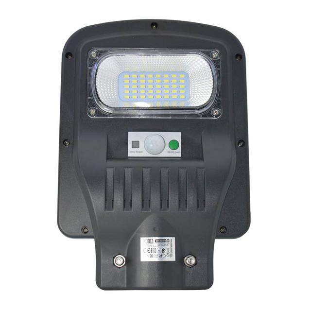 Horoz 50W Siyah Led Solar Güneş Enerjili Lamba Sokak Armatür Beyaz Işık