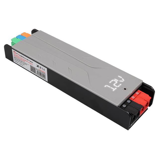 PowerMaster PM-26839 12 Volt 10 Amper 120 Watt Slim Metal Kasa Adaptör 189x51x27mm