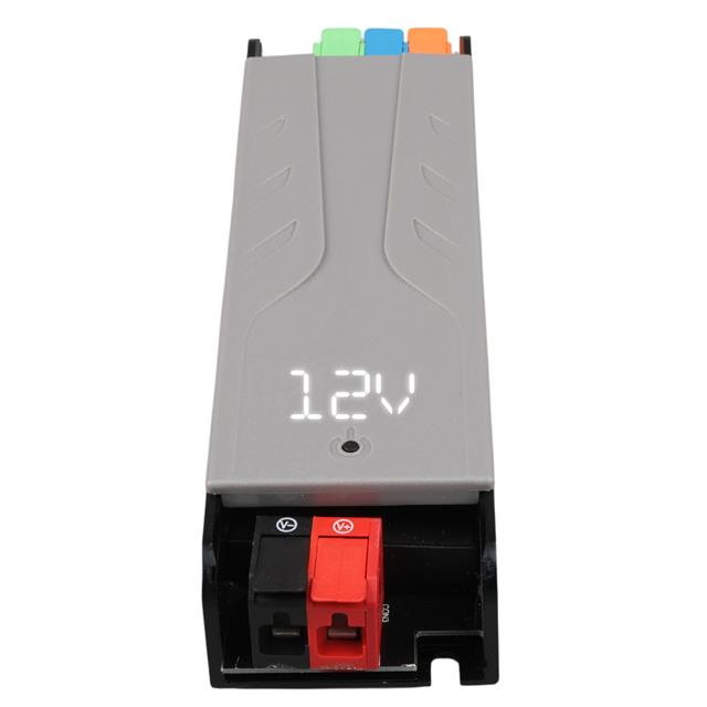 PowerMaster PM-26843 12/24/36/48 Volt 4 Amper 100 Watt Metal Kasa Kademeli Adaptör Voltaj Göstergeli 148x43x27mm