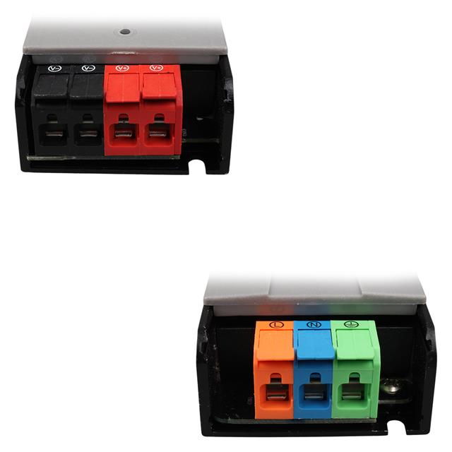 PowerMaster PM-26845 12/24/36/48 Volt 9 Amper 300 Watt Metal Kasa Kademeli Adaptör Voltaj Göstergeli 218x51x27mm