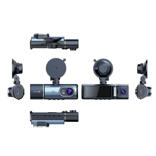 Powermaster PM-27086 3.16’’ Tft Ekran Çift Kameralı Gps Modüllü Hd Araç Kamerası Dvr (128gb Destekli)