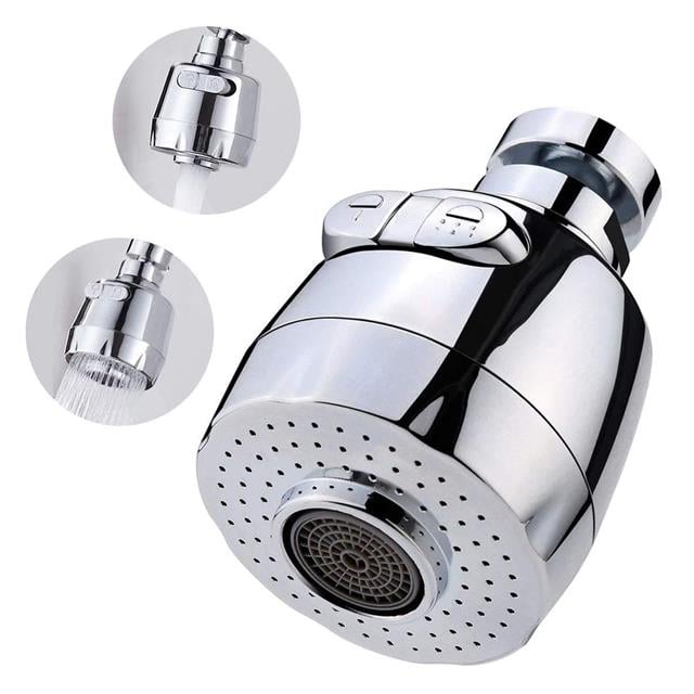SN-27114 2 Kademeli Tasarruflu Musluk Başlığı 360 Derece