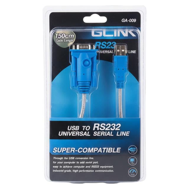 PowerMaster PM-21764 USB to RS232 1.5 Metre Üniversal Serial Line (Glink GA-009)