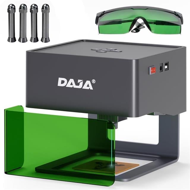 Daja DJ6 Lazer Gravür Baskı Kesim Oyma Makinesi - Profesyonel Lazer İşleme Cihazı