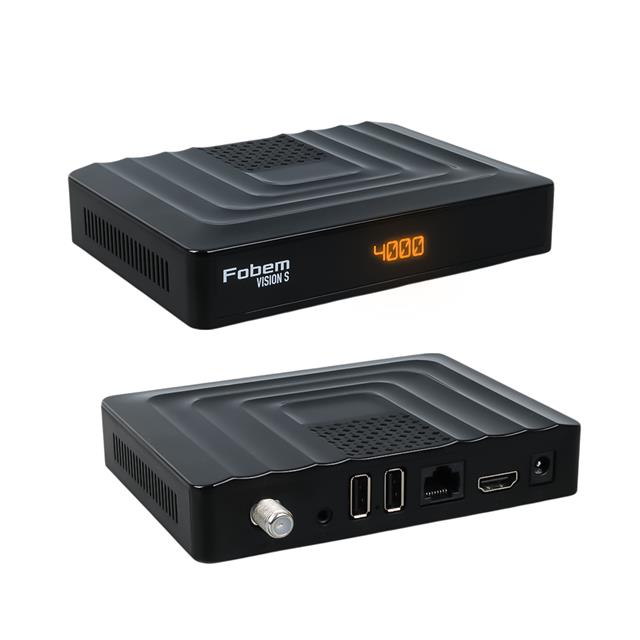 Fobem Vision S Hibrit Ses Komutlu Uydu Alıcılı Android 14 TV Box 4GB Ram 32GB Hafıza 1.5Ghz (Tunerli)