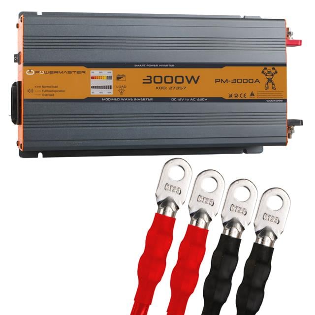 Powermaster PM-3000A 12 Volt 3000 Watt Power Inverter