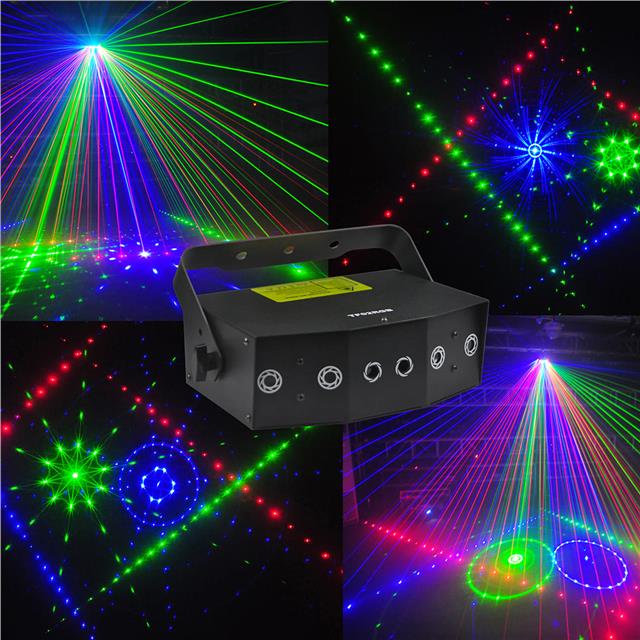 Layu TF02RGB RGB Beam + RGB Twinkling Lazer DMX-AUTO-SOUND-MASTER/SLAVER