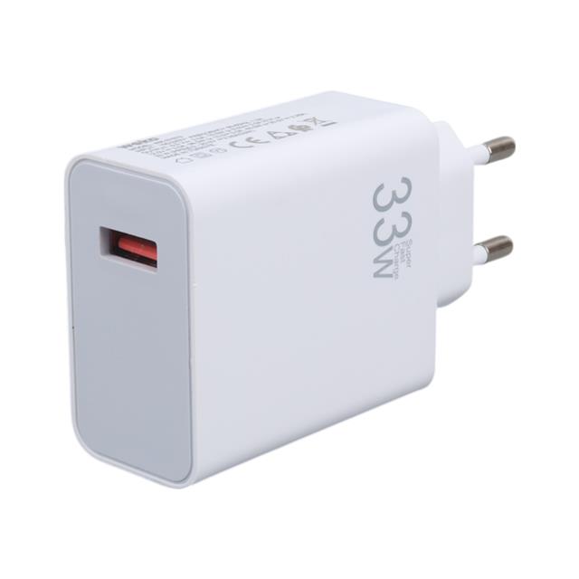 Weko WK-27876 M11 Beyaz 33 Watt Turbo Usb Şarj Başlık Adaptörü + Type-C Kablo