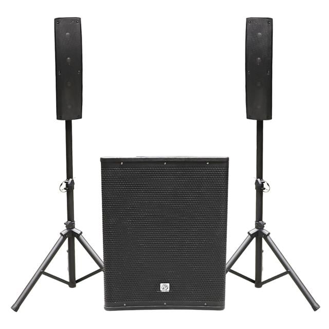 Shile PL-15A Aktif Ses Sistemi 18’’ Subwoofer 2 Adet Satellite Stand Hoparlör 500W RMS, MDF Kasa