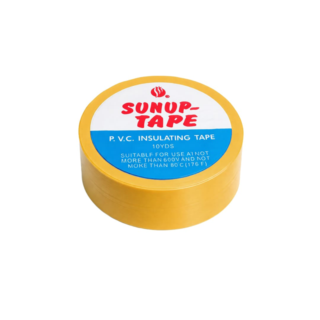 Sunup SN-27921 Sarı 0.13x18mm İzole PVC Elektrik Yalıtım Bant (5’li Paket)