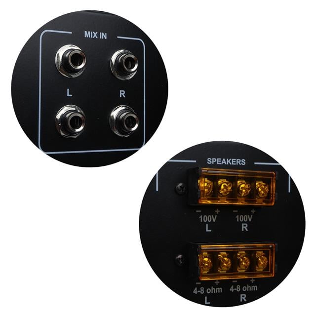 Magicvoice MV-2400 2x400 Watt 4-8 Ohm -100 V 19 Rack Hat Trafolu Power Anfi