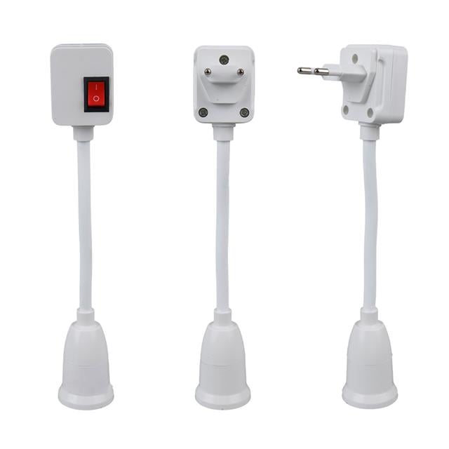 Ledx DY-105 Prizi E27 Duya Dünüştürücü Açma Kapama Anahtarlı Oynar Başlıklı Duy