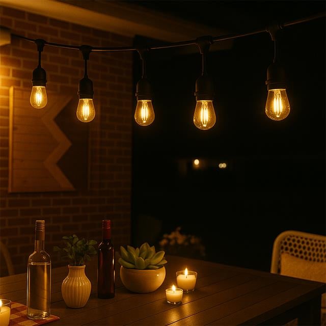 Ledx KB00001 5’li E27 Duy Sıralı 5 Metre Lamba Kablosu (5 Adet Duy İçerir)