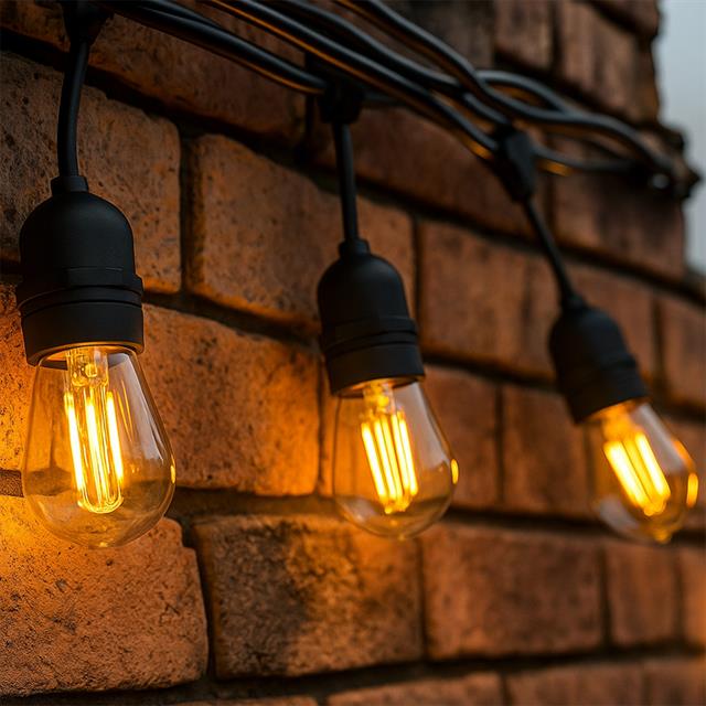 Ledx KB00001 5’li E27 Duy Sıralı 5 Metre Lamba Kablosu (5 Adet Duy İçerir)