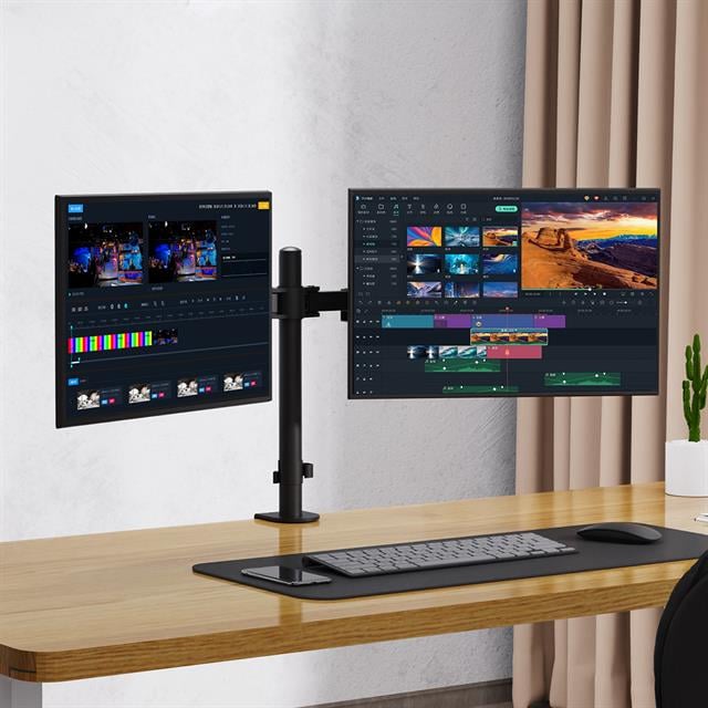 PowerMaster PM-052 13-27’’ Mekanik Çift Kol LCD-LED Gaming Monitör Tutucu Masa Stand Askı Aparatı