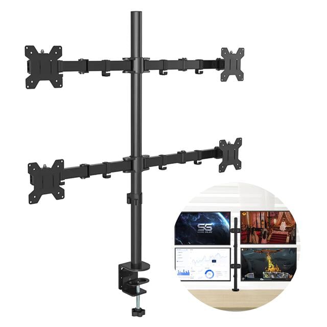 PowerMaster PM-054 13-27’’ Dörtlü (Quad) Mekanik LCD-LED Gaming Monitör Tutucu Masa Stand Askı Aparatı