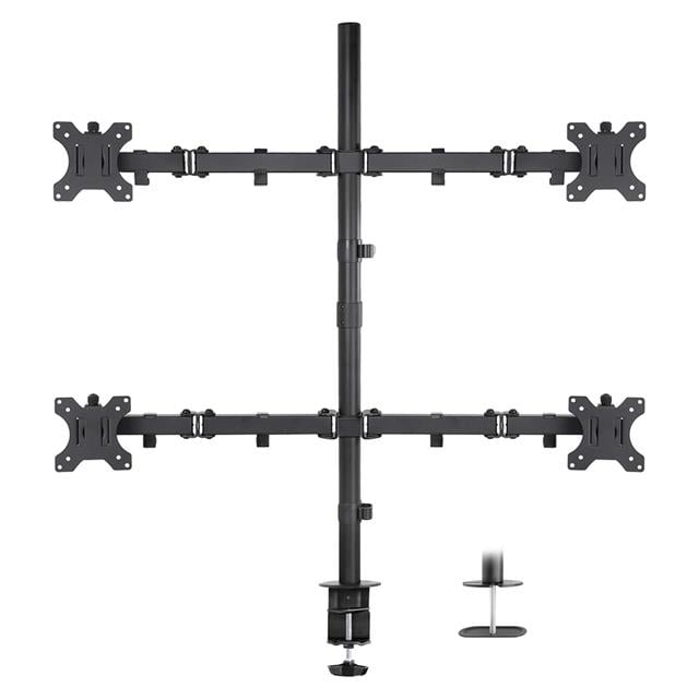 PowerMaster PM-054 13-27’’ Dörtlü (Quad) Mekanik LCD-LED Gaming Monitör Tutucu Masa Stand Askı Aparatı