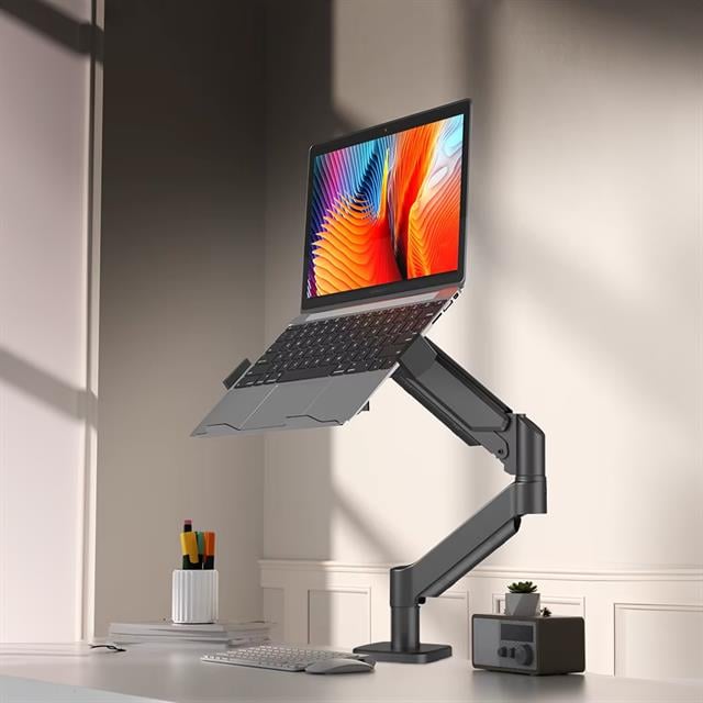 PowerMaster PM-252-J 13-32’’ Amortisörlü Tek Kol Gaming Monitör Ofis Laptop Notebook Tutucu Masa Stand Askı Aparatı