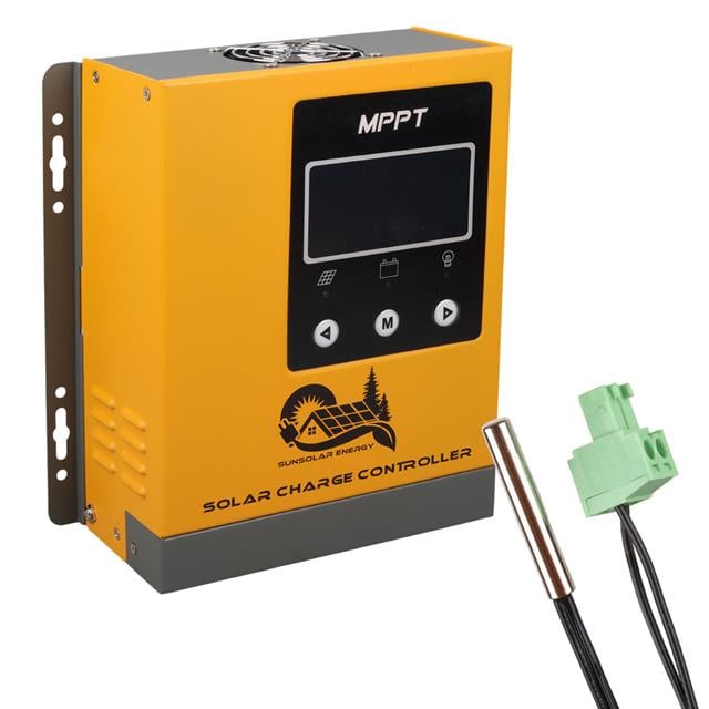 Sunsolar MPK30 MPPT Solar Şarj Kontrol Cihazı 30A (12V/24V/36V/48V Otomatik) 150V Maksimum PV LCD Ekranlı RS485 Portlu