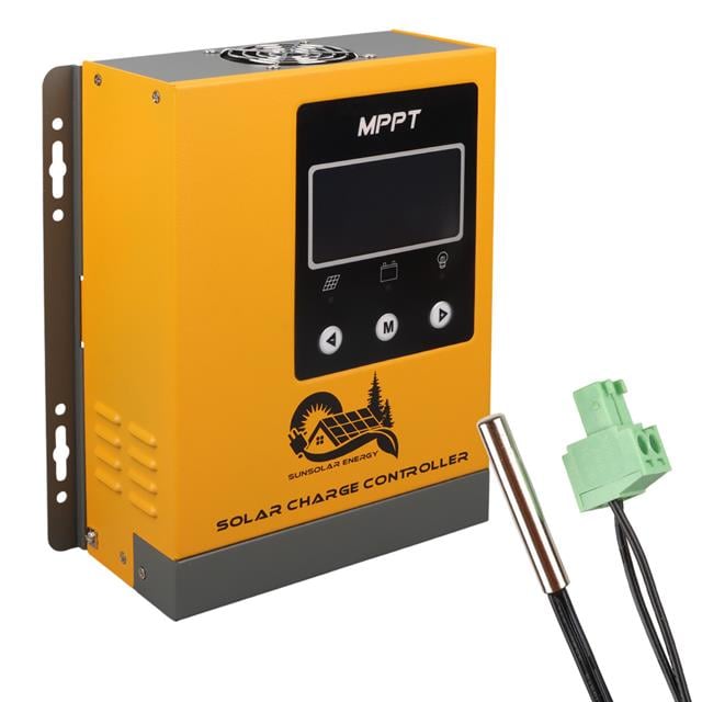 Sunsolar MPK40 MPPT Solar Şarj Kontrol Cihazı 40A (12V/24V/36V/48V Otomatik) 150V Maksimum PV LCD Ekranlı RS485 Portlu