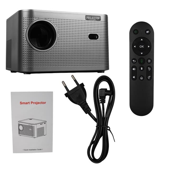 Hello HY350 Sesli Komutlu Android 11 Akıllı LED Projeksiyon FHD Kablosuz Görüntü Aktarım Destekli Ev Sinema Sistemi
