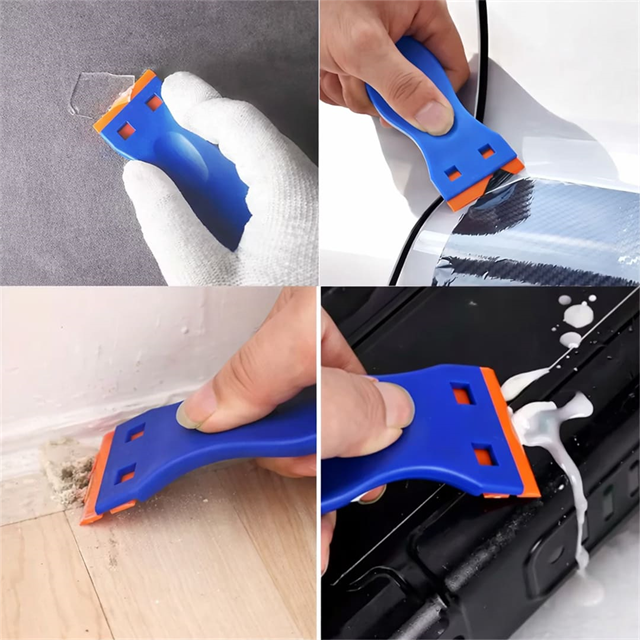 Weko WK-28528 Çok Amaçlı Plastik Kazıyıcı ve 10’lu Yedek Bıçak Seti