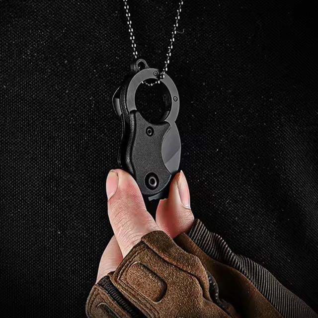 PowerMaster PM-28648 Mini Metal Karambit Balıkçı Kamp Bıçağı Karabina