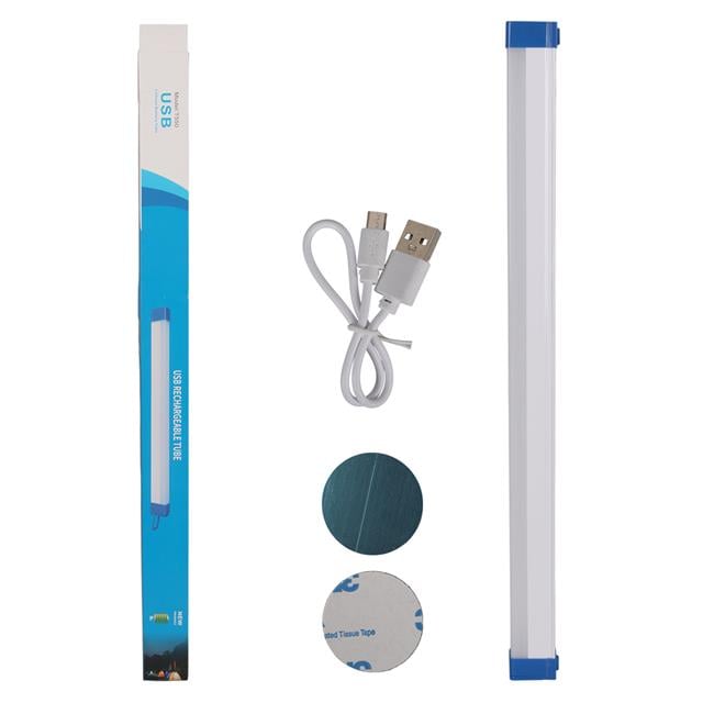 PowerMaster T550 50cm 60W Çubuk Portatif LED Işıldak Şarjlı Tüp Lamba 1500mAh