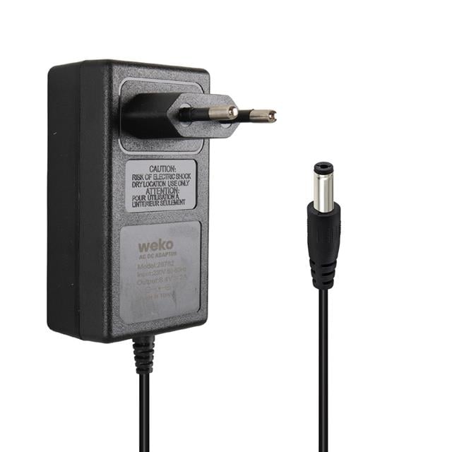 8.4V - 1 Amper 2S Lithium Ion Battery Charger 5.5-2.5mm Lityum İyon Piller Için Uygun Şarj Cihazı