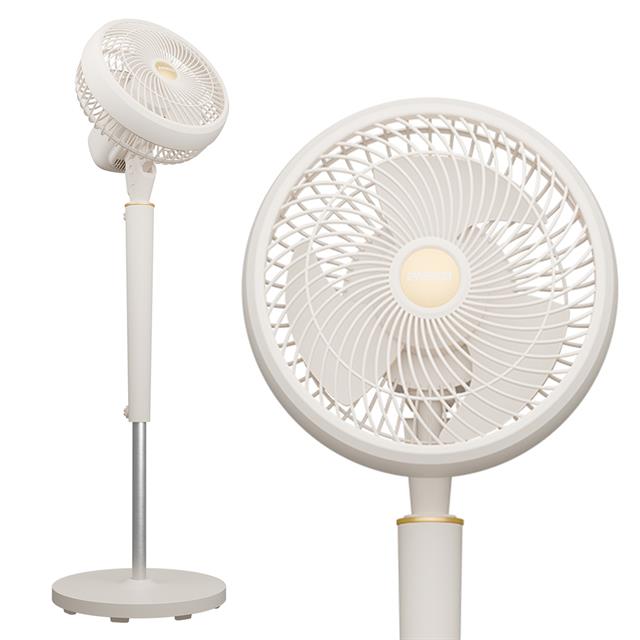 Everest Fan12 Dynabreeze 9’’ 70 Watt 3 Hız Kademeli 2000RPM Çift Motorlu Vantilatör Krem Gold