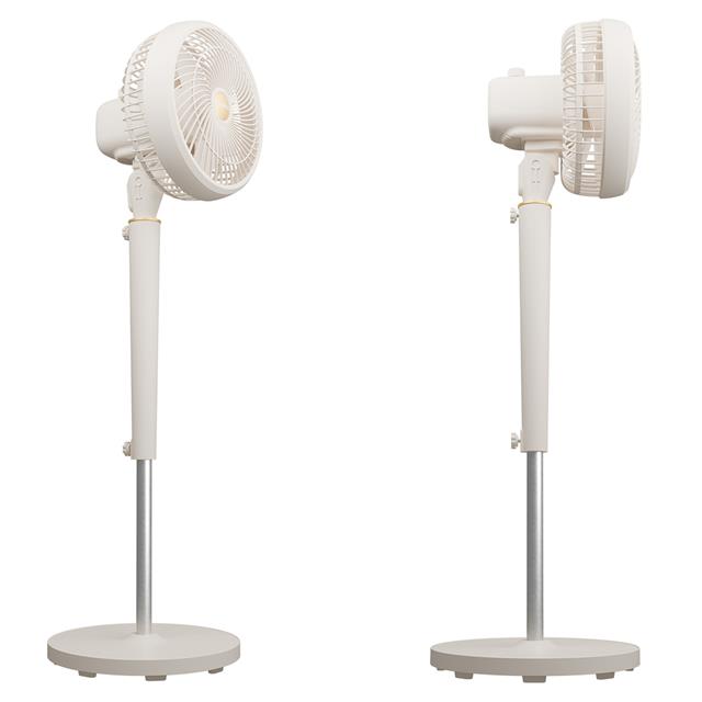 Everest Fan12 Dynabreeze 9’’ 70 Watt 3 Hız Kademeli 2000RPM Çift Motorlu Vantilatör Krem Gold