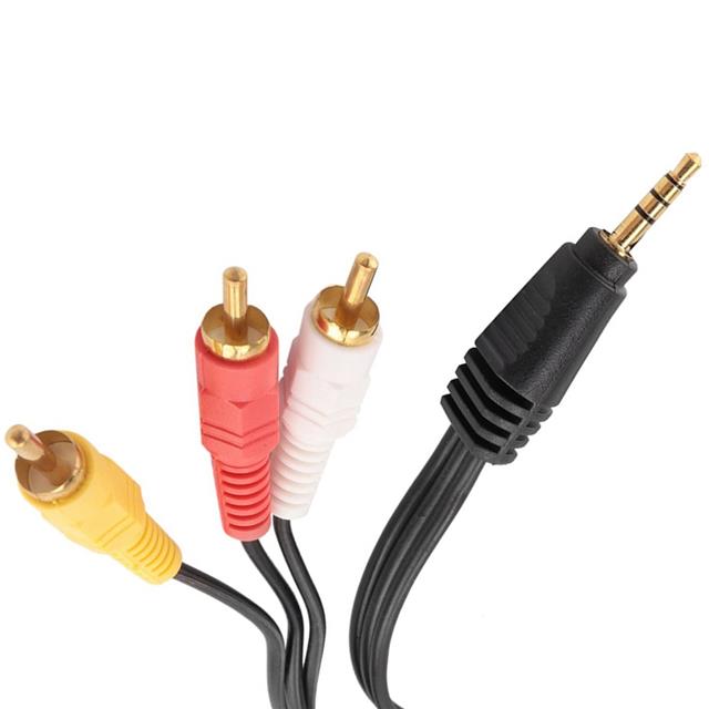 Powermaster 3.5Mm Stereo - 3 Boğumlu - 3Rca (Discman Kablosu) 1.5 Metre
