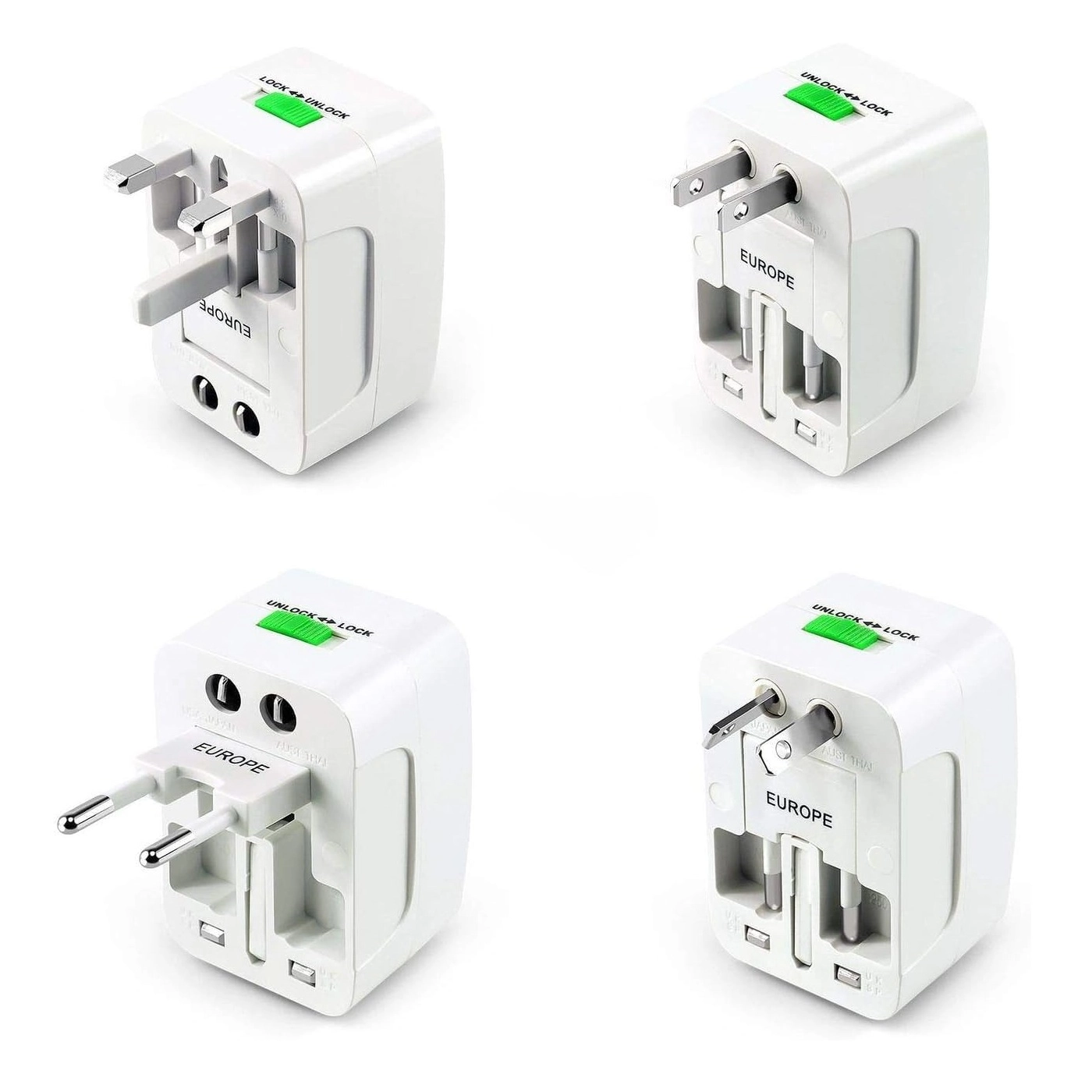 Powermaster PM-2886 Universal Çoklu Priz Çevirici Seyahat Adaptörü