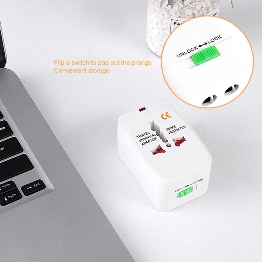 Powermaster PM-2886 Universal Çoklu Priz Çevirici Seyahat Adaptörü