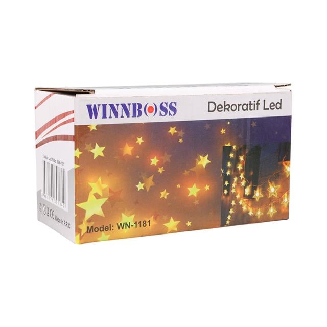 Winnboss WN-1181 5 Metre 20 Ledli Yıldızlı Günışığı Sabit Led Dekoratif Aydınlatma 5 Watt AC220V