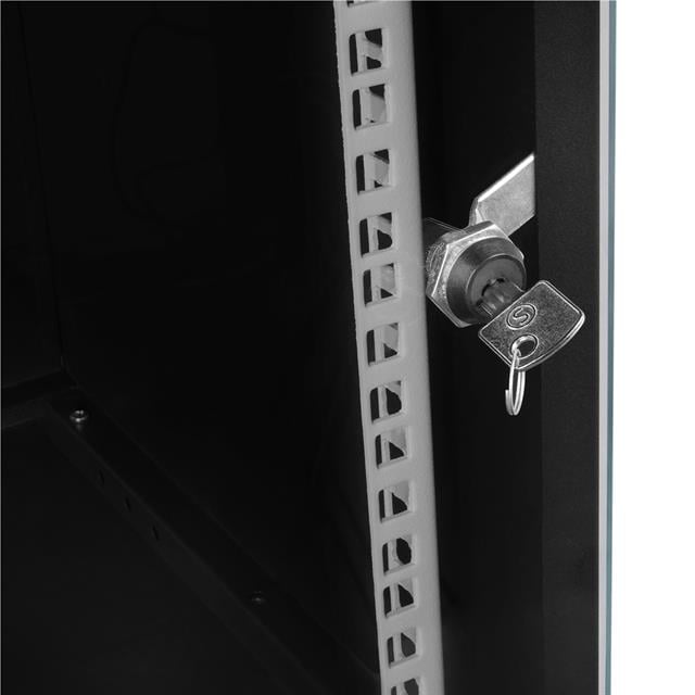 S-LINK SL-U12 Yeni Nesil 12U Soho 530x400mm Siyah Rack Kabin