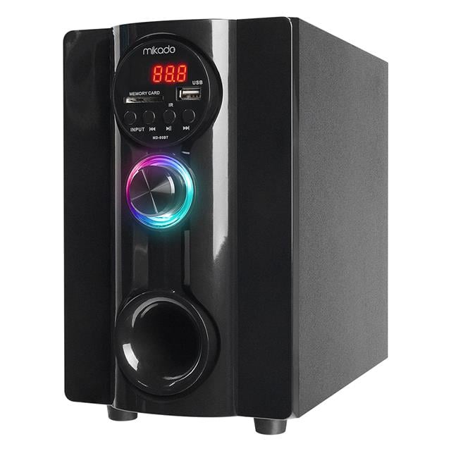 Mikado MD-95BT 20W Siyah Multimedya FM/BT/SD/USB Speaker Hoparlör 2+1 Ses Sistemi