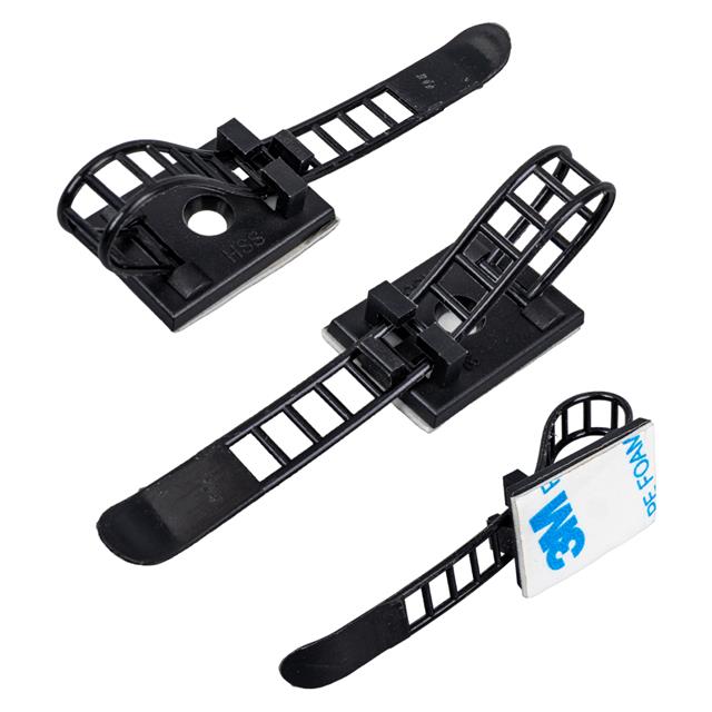 PowerMaster PM-29060 Yapışkanlı Ayarlanabilir Kablo Toplama Tutucu (100’lü Paket)