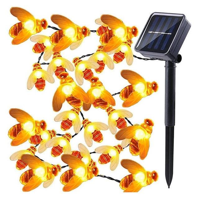 PowerMaster PM-29075 Solar Arı Figürlü 5M Dekoratif LED Aydınlatma Animasyonlu Bahçe Lambası