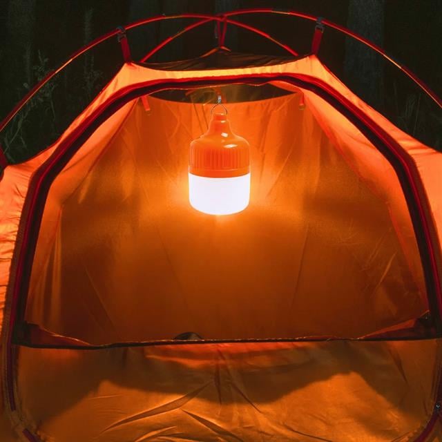 Ledx LN-OR30G 30 Watt TYPE-C Şarjlı Taşınabilir Asma Kancalı Kamp Çadır Lambası 6500K 1200mAh 3 Modlu ABS Malzeme