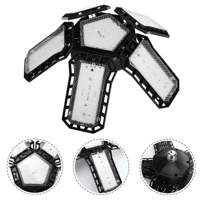 Ledx Ayarlanabilir Açılı 5 Kanatlı 148 Smd Ledli Galaxy Projektör Işığı 60W 6600 Lumen E27 32cm Çap