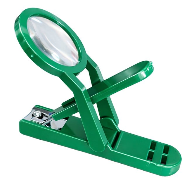 Sunup SN-29130 Büyüteçli Ayak Tırnak Makası 15mm Geniş Ağızlı Hassas Kesim Aparatı