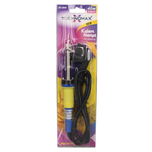 Technomax ZD-200C 40 Watt Kalem Havya Lehim Makinesi AC220V 120cm Kablolu