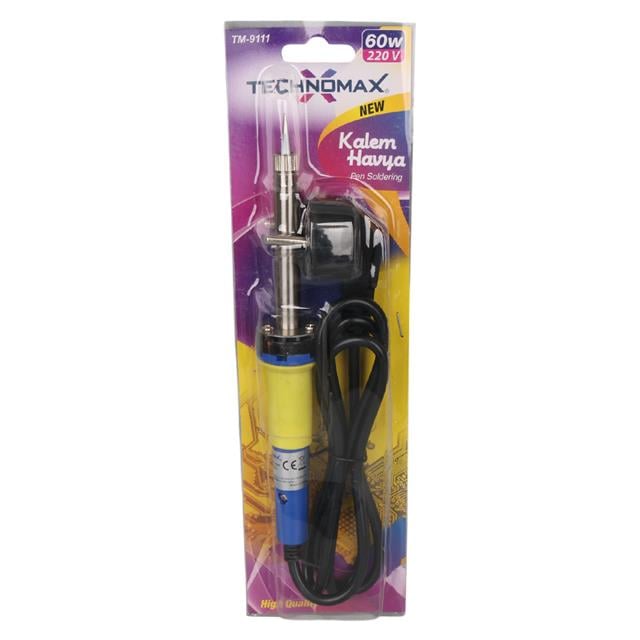 Technomax TM-9111 60 Watt Kalem Havya Lehim Makinesi AC220V 120cm Kablolu