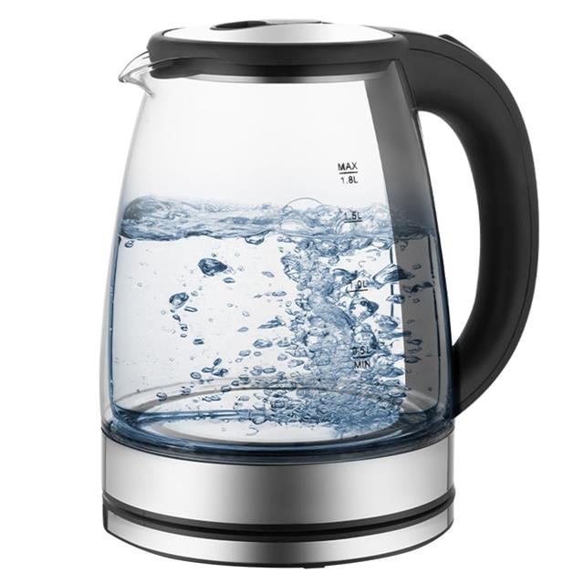 Crown CRW-7204 1500W 1.8 Litre Cam Hazneli Su Isıtıcı Mutfak Kettle