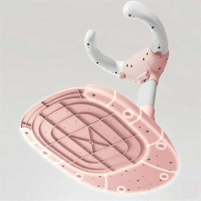 Sunup SN-29260 Pembe Bebek Banyo Yardımcısı - Boy Ayarlı ve Ayaklı Yıkama Standı