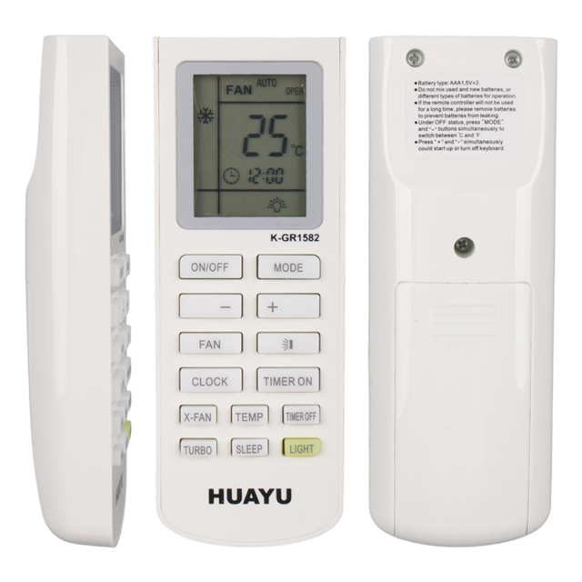 Huayu K-GR1582 Üniversal Gree Akıllı Klima Kumandası görsel 3