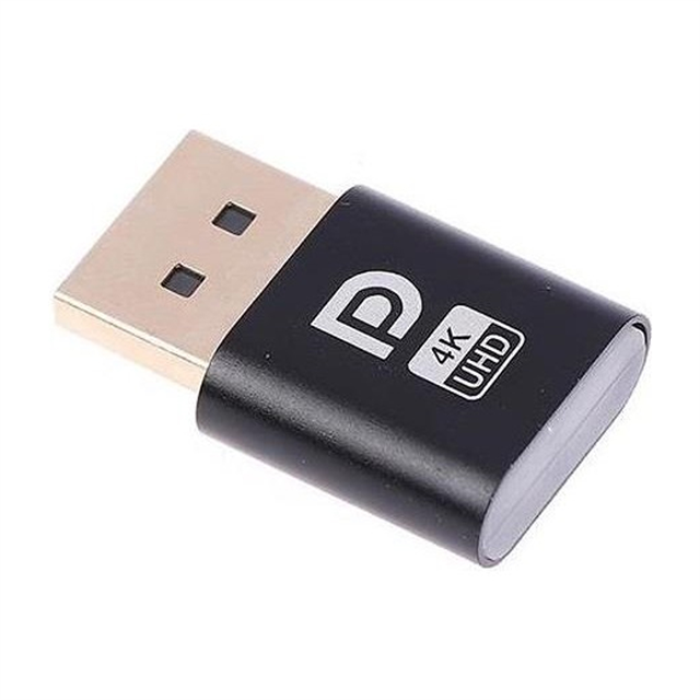 Powermaster PM-29415 Displayport 4K Uhd Dummy Plug Sanal Monitör Ekran Kartı Emülatörü