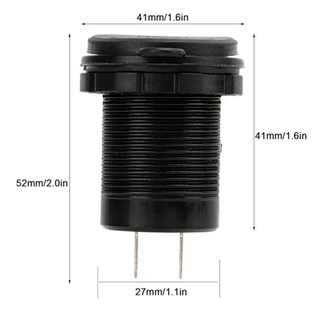 PowerMaster IC-266C-5 Pano Tipi Hızlı Şarj Soketi USB QC3.0 + Type-C PD (Otomobil-Tekne Uyumlu)