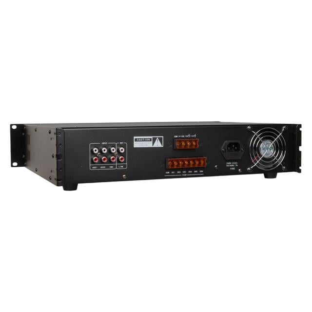 Hikvision DS-QAE0A240G1-VB6 240W 6 Bölgeli Zone Analog Amfi Amplifikatör USB/Bluetooth/AUX/SD Kart/Mik/RCA